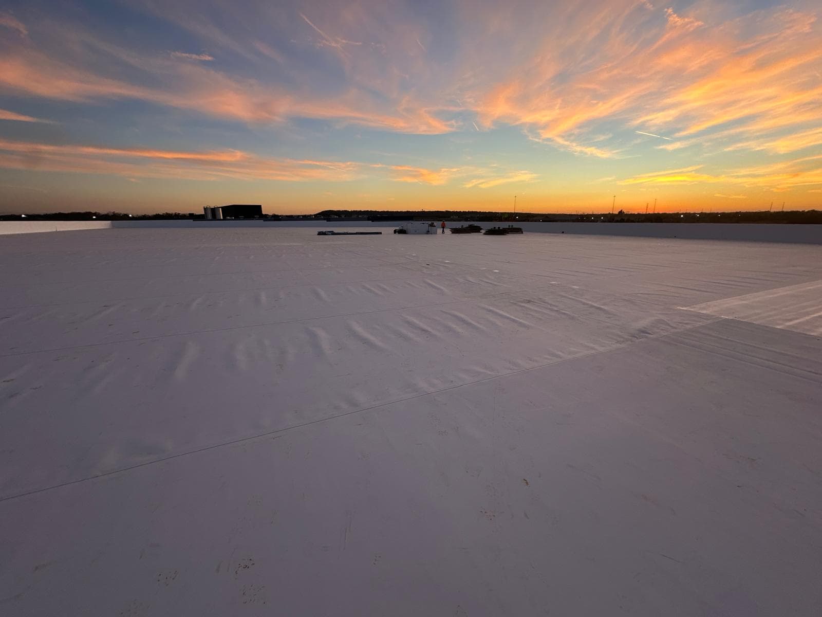 Commercial roofing project